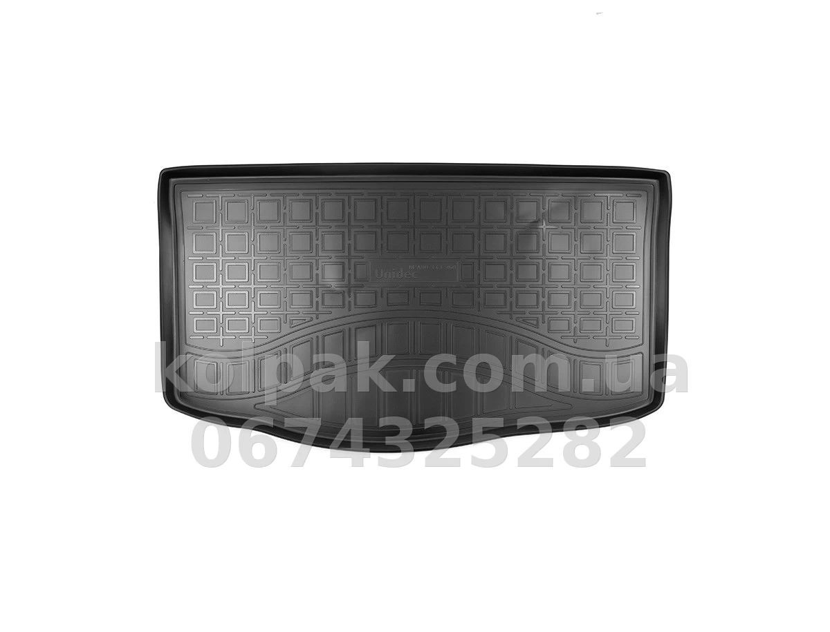 Polyurethane boot mat for Kia Picanto JA HB 2017-, Norplast NPA00-T43-360 Polyurethane boot mat for Kia Picanto JA HB 2017-, Norplast NPA00-T43-360 β photo 1