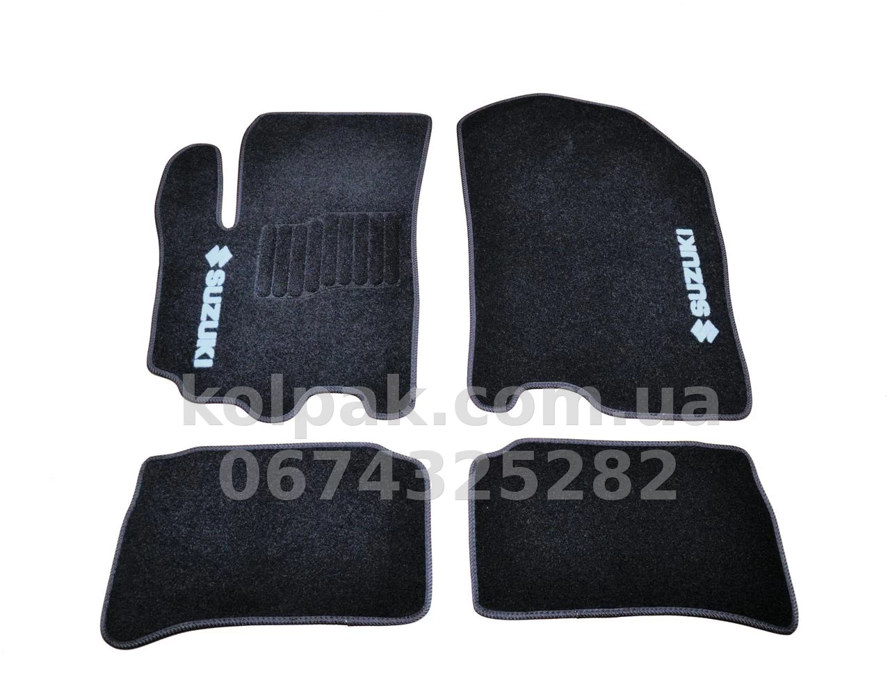 Carpet floor mats for Suzuki Vitara 2015-, black, 5 pcs, AVTM BLCCR1595 Carpet floor mats for Suzuki Vitara 2015-, black, 5 pcs, AVTM BLCCR1595 β photo 1