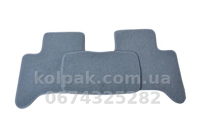 Ворсові килимки в салон Toyota Land Cruiser Prado 120 2003-2009, сірі, 5 шт., AVTM GRCR1636 Ворсові килимки в салон Toyota Land Cruiser Prado 120 2003-2009, сірі, 5 шт., AVTM GRCR1636 — фото 4
