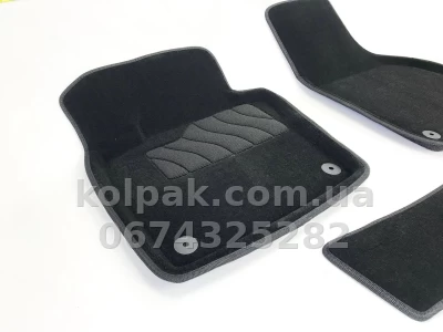 Carpet floor mats for Volkswagen Tiguan 2008-2016, black, 5 pcs, Seintex, 83712 Carpet floor mats for Volkswagen Tiguan 2008-2016, black, 5 pcs, Seintex, 83712 β photo 3