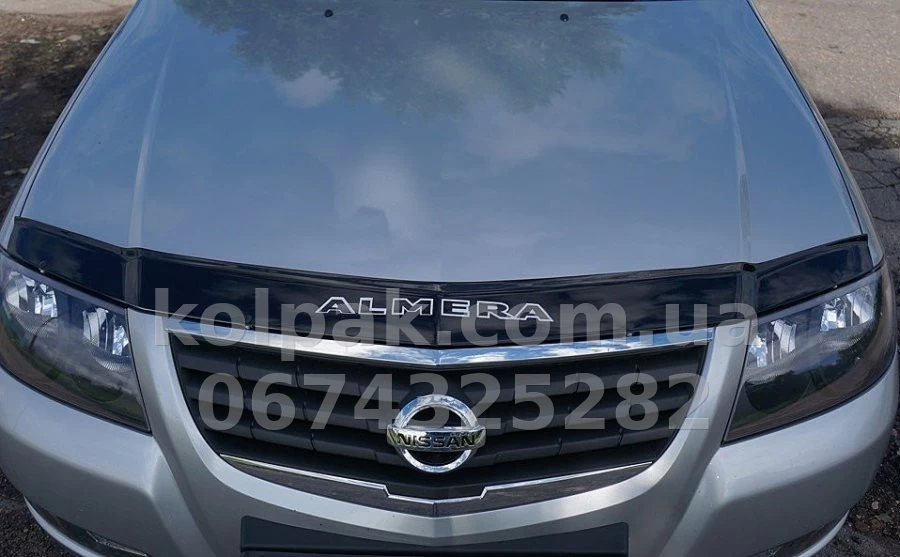 Bonnet deflector for Nissan Almera Classic (B10) 2006- Vip Tuning NS01 Bonnet deflector for Nissan Almera Classic (B10) 2006- Vip Tuning NS01 β photo 1