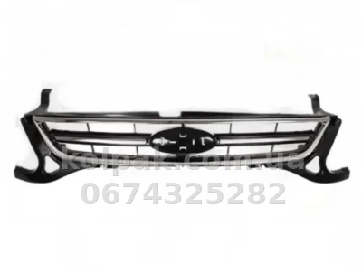 Решітка радіатора Ford Mondeo 4 2010-2013, чорна, хромована рамка, AVTM, 182814990
