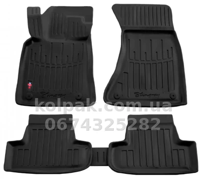 Поліуретанові килимки в салон Audi Q5 8R 2008-2016, з бортиком, 5 шт., Stingray, 5030035