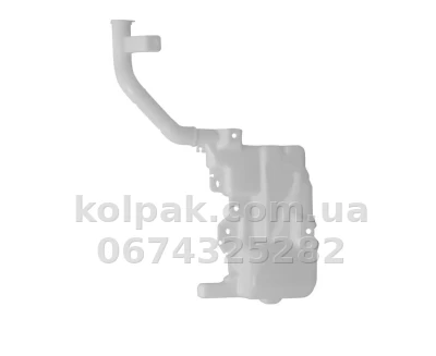 Бачок омивача Mitsubishi Pajero Sport 2000-2008, 1 отвір для насоса, отвір під датчик-насос, із кришкою, із горловиною, AVTM, 183737100