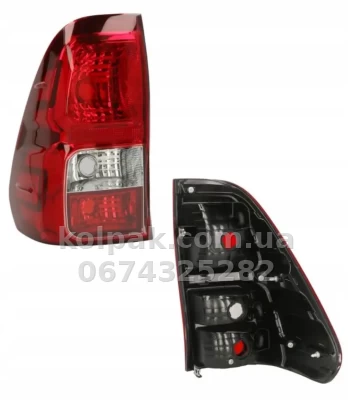 Задній лівий ліхтар Toyota Hilux 2015-2020, без ламп, Depo, 212-19AML-LD-UE