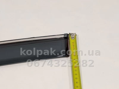 Дефлектори вікон Toyota Camry 40 2006–2012 HAVOC — з хромованою смугою Дефлектори вікон Toyota Camry 40 2006–2012 HAVOC — з хромованою смугою — фото 6