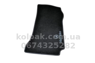 Ворсові килимки в салон Mercedes-Benz C-Class W202 1993-2000, чорні, 5 шт., AVTM BLCCR1334 — фото 4