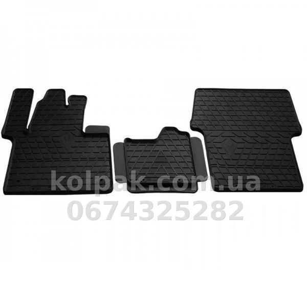 Floor mats for Iveco EuroCargo 4 2015-, 3 pcs, Stingray, 1044023 Floor mats for Iveco EuroCargo 4 2015-, 3 pcs, Stingray, 1044023 β photo 1