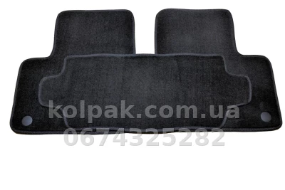 Ворсові килимки в салон Mercedes-Benz ML-Class/GL-Class/GLE-Class W166 2011-, Premium, чорні, AVTM BLCLX1354 — фото 7