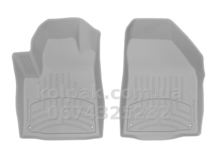 Floor mats for Jeep Cherokee 2016-, front, grey, Weathertech 468331 Floor mats for Jeep Cherokee 2016-, front, grey, Weathertech 468331 β photo 1