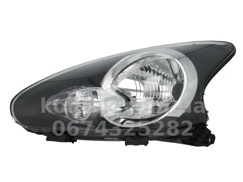 Передня ліва фара Toyota Aygo 2005-2013, H4, електричне регулювання, Depo, 212-11K2L-LD-EM Передня ліва фара Toyota Aygo 2005-2013, H4, електричне регулювання, Depo, 212-11K2L-LD-EM — фото 1