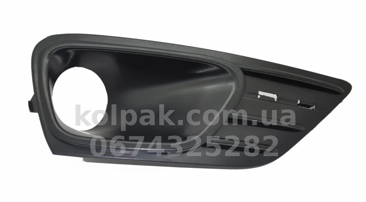 Ліва решітка бампера Fiat Linea 2013-2016, з отвором для протитуманної фари, AVTM, 735547963, 182609915 Ліва решітка бампера Fiat Linea 2013-2016, з отвором для протитуманної фари, AVTM, 735547963, 182609915 — фото 1