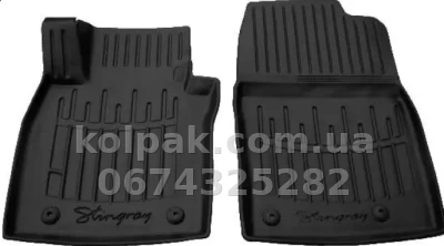 Поліуретанові килимки в салон Seat Altea XL 2005-2015, з бортиком, 2 шт., Stingray, 5048012