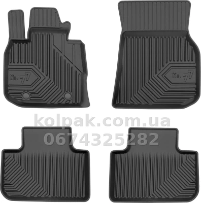 Килимки в салон BMW X3 G01 2017-/X4 G02 2018-/iX3 G08 2018-, Frogum, FG 77425118