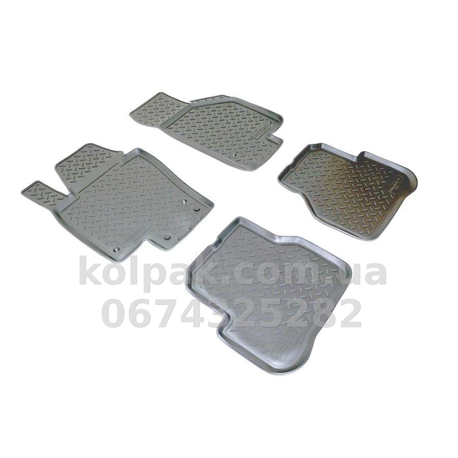 Polyurethane floor mats for Volkswagen Passat B7 2011-, Norplast, NPL-Po-95-33 Polyurethane floor mats for Volkswagen Passat B7 2011-, Norplast, NPL-Po-95-33 β photo 1