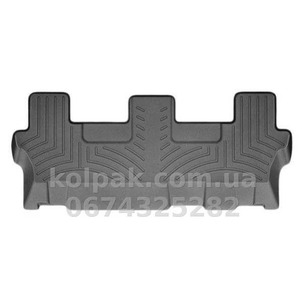 Floor mats for Toyota Sequoia 2007-2012, 3 row, with raised edges, black, bench seat, Weathertech 440936 Floor mats for Toyota Sequoia 2007-2012, 3 row, with raised edges, black, bench seat, Weathertech 440936 β photo 1