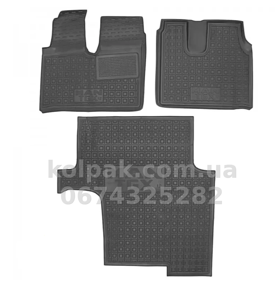Floor mats for Man TGX 11928 2012-2016, automatic transmission, Avto-Gumm, 11928 Floor mats for Man TGX 11928 2012-2016, automatic transmission, Avto-Gumm, 11928 β photo 1