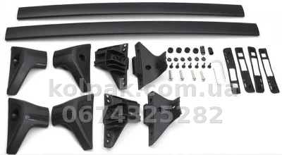 Поперечки HAVOC на рейлінги Toyota RAV4 XA50 2019–2025, чорні — фото 7