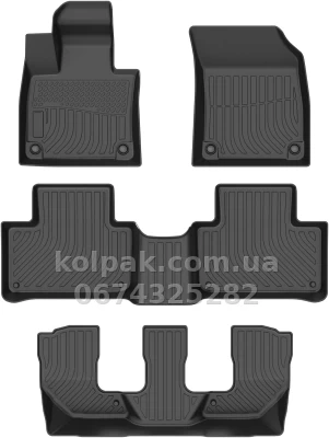 Всепогодні килимки в салон Volvo XC90 2015–2025 7 місць HAVOC™ Maximum Coverage — фото 7