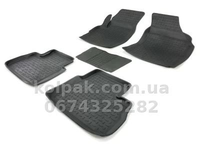 Floor mats for Daewoo Matiz 2000-, Rubber, 5 pcs, Seintex, 01298 — photo 2