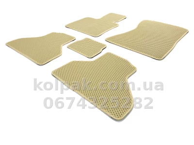 Килимки в салон BMW X5/X6 E70/E71 2006-2013, EVA, бежеві, 5 шт., AVTM BGEV1058 Килимки в салон BMW X5/X6 E70/E71 2006-2013, EVA, бежеві, 5 шт., AVTM BGEV1058 — фото 2