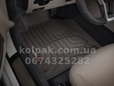 Килимки в салон Mercedes-Benz EQS 2021-, передні, какао, Weathertech 4717091 — фото 2