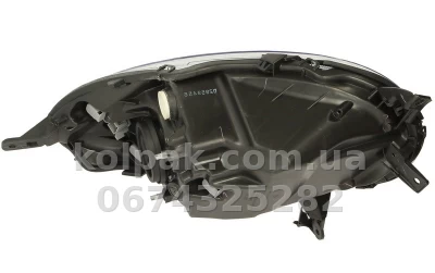 Передня ліва фара Nissan Micra K12 2003-2007, H4, електричне регулювання, хромована рамка, Depo, 215-1194L-LD-EM Передня ліва фара Nissan Micra K12 2003-2007, H4, електричне регулювання, хромована рамка, Depo, 215-1194L-LD-EM — фото 2