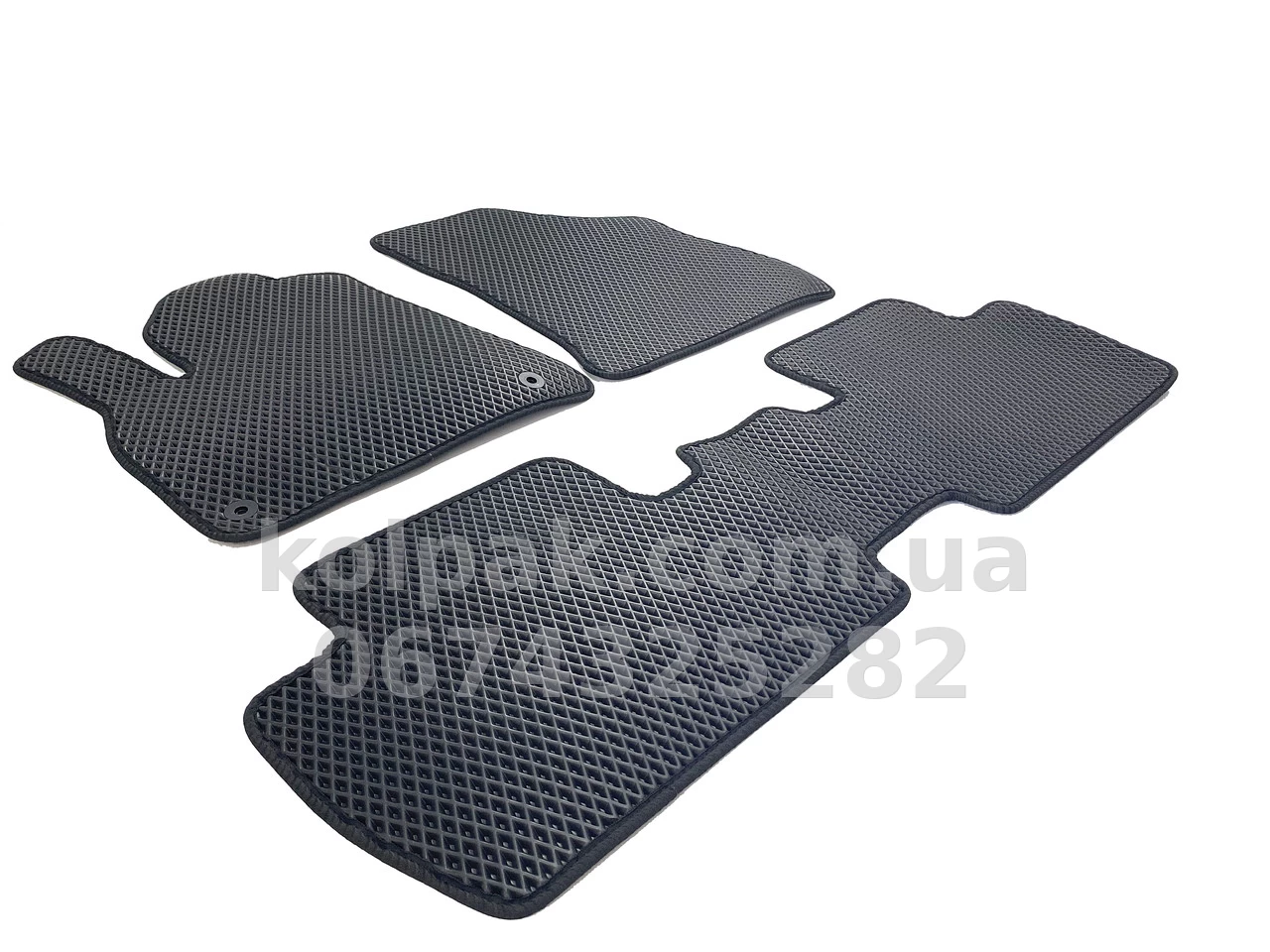 Килимки в салон Peugeot 3008 2009-2016, EVA, чорні, 5 шт., AVTM BLCEV1475 Килимки в салон Peugeot 3008 2009-2016, EVA, чорні, 5 шт., AVTM BLCEV1475 — фото 1