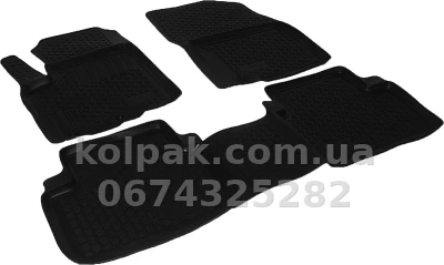 Поліуретанові килимки в салон Peugeot 4007 2007-, L.Locker, 220010101
