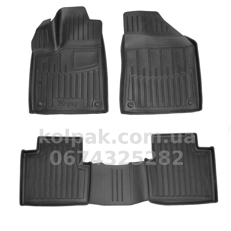 Polyurethane floor mats for Chrysler 200 2 2014- with raised edges, 4 pcs Stingray 5061034 Polyurethane floor mats for Chrysler 200 2 2014- with raised edges, 4 pcs Stingray 5061034 β photo 1