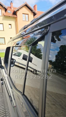 Дефлектори HAVOC Toyota Land Cruiser Prado 250 2024–2026 | вітровики на скотчі MTLC2502024 — фото 8