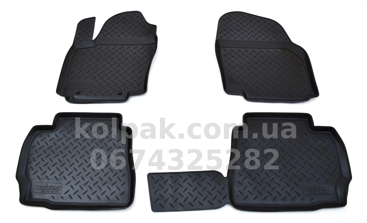 Polyurethane floor mats for Ford Mondeo 2007-, Norplast, NPL-Po-22-30 Polyurethane floor mats for Ford Mondeo 2007-, Norplast, NPL-Po-22-30 β photo 1