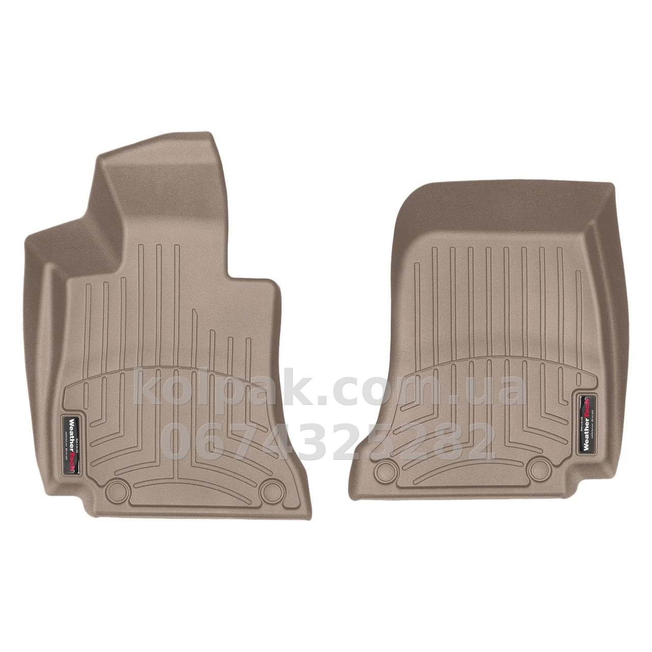 Килимки в салон Mercedes-Benz E-Class W213 2016-, з бортиком, передні, бежеві, Weathertech 459731 Килимки в салон Mercedes-Benz E-Class W213 2016-, з бортиком, передні, бежеві, Weathertech 459731 — фото 1