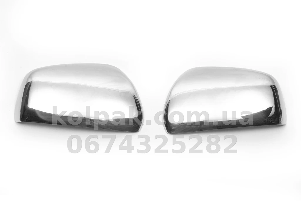 Chrome mirror covers (2 pcs) Chery Tiggo 2006-2012, Carmos, 6451123 Chrome mirror covers (2 pcs) Chery Tiggo 2006-2012, Carmos, 6451123 β photo 1