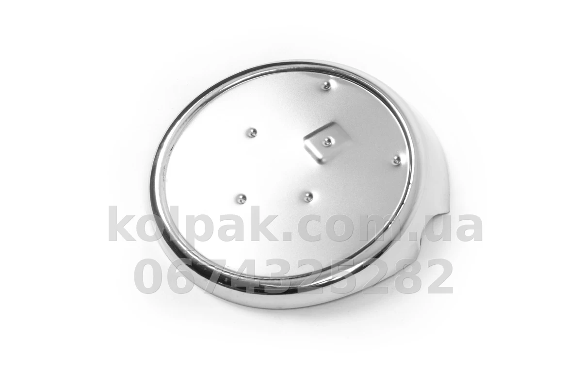 Chrome-plated trim for front emblem (base) Fiat Doblo 2010-, Carmos, 6454368 Chrome-plated trim for front emblem (base) Fiat Doblo 2010-, Carmos, 6454368 β photo 1