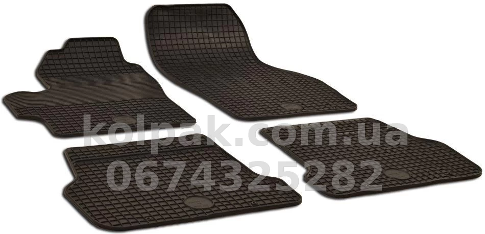 Floor mats for Mazda 3 2003-2009, black, 4 pcs, Doma, GZ 156032939 Floor mats for Mazda 3 2003-2009, black, 4 pcs, Doma, GZ 156032939 β photo 1