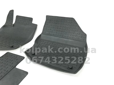 Floor mats for Honda Civic 2012-2016, 5D, Rubber, 5 pcs, Seintex, 84994 — photo 4
