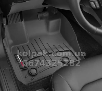 Floor mats for Hyundai Ioniq 6 2023- front, black, hooks Weathertech 4418081 Floor mats for Hyundai Ioniq 6 2023- front, black, hooks Weathertech 4418081 β photo 2