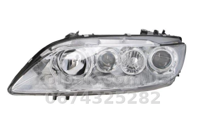 Передня ліва фара Mazda 6 (GG) 2002-2005, H1/H1/H3, електричне регулювання + ПТФ, Depo, 216-1147L-LDEMF Передня ліва фара Mazda 6 (GG) 2002-2005, H1/H1/H3, електричне регулювання + ПТФ, Depo, 216-1147L-LDEMF