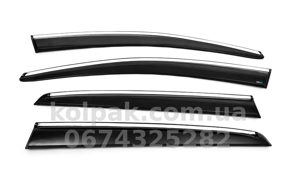 Window wind deflectors for BMW E90 Sd 2005-2011 BM07 HIC Window wind deflectors for BMW E90 Sd 2005-2011 BM07 HIC β photo 1