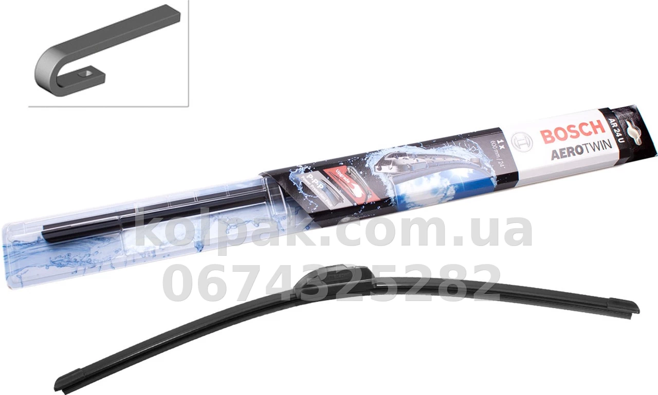 Wiper blade Aerotwin with spoiler 600 mm Bosch 3397008538 Wiper blade Aerotwin with spoiler 600 mm Bosch 3397008538 β photo 1