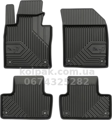 Килимки в салон Volvo XC60 2017-, з бортиком, Frogum, FG 77407848