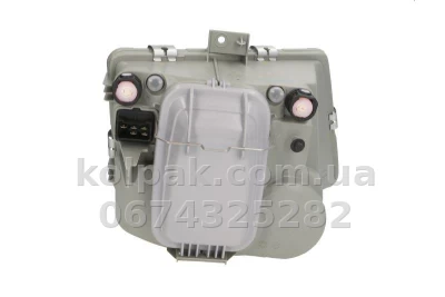 Передня ліва фара Mercedes-Benz Vito W638 1995-2003, H4/H1, механічне регулювання, Depo, 440-1119L-LD-E — фото 2