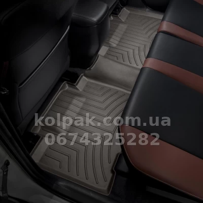 Floor mats for Toyota Rav4 2013-, with raised edges, rear, cocoa, Weathertech 475102 — photo 2