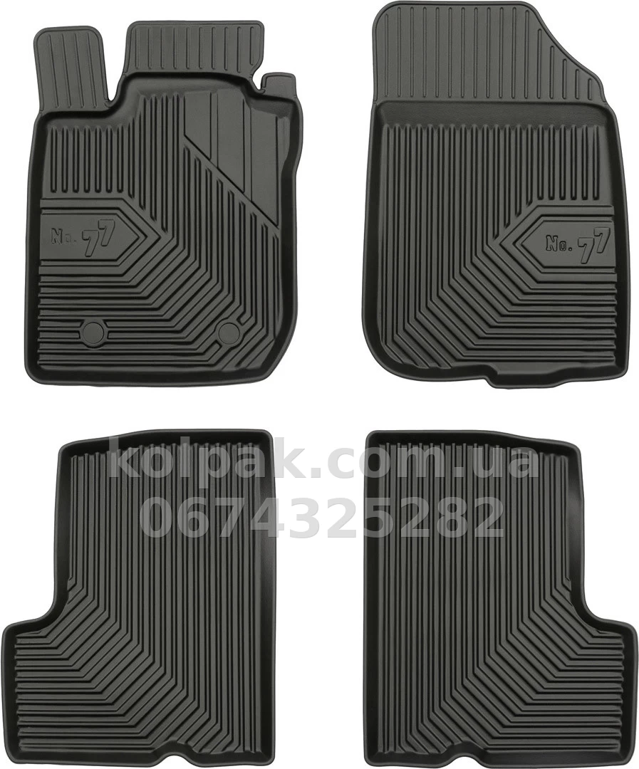 Floor mats for Renault Duster/Dacia Duster 2008-2018, with raised edges, Frogum, FG 77407152 Floor mats for Renault Duster/Dacia Duster 2008-2018, with raised edges, Frogum, FG 77407152 β photo 1