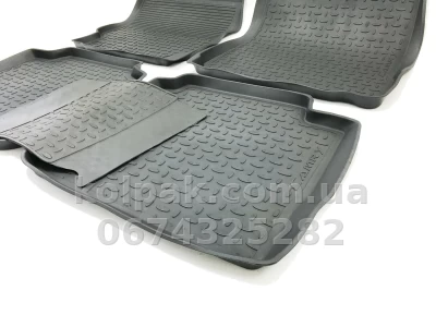 Floor mats for Toyota Camry XV50 2012-2017, Rubber, 5 pcs, Seintex, 84792 — photo 5