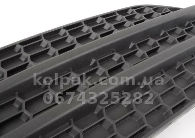 Original left bumper grille Volkswagen Tiguan 2012-2016, without fog light opening, 5N0853665F9B9 — photo 2