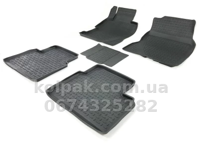 Floor mats for Honda Civic 2006-2011, 4D, Rubber, 5 pcs, Seintex, 81892 — photo 2