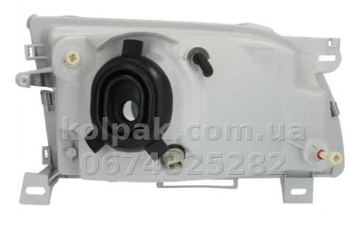 Передня ліва фара Ford Transit 1992-2000, механічне регулювання, без ламп (H4/W5W), Depo, 4311136LLDE — фото 2