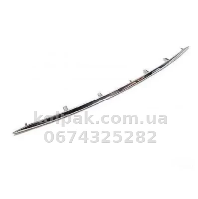 Правий молдинг переднього бампера BMW X5 F15 2014-2018, Base, сірий металік, AVTM, 181425918 Правий молдинг переднього бампера BMW X5 F15 2014-2018, Base, сірий металік, AVTM, 181425918 — фото 2